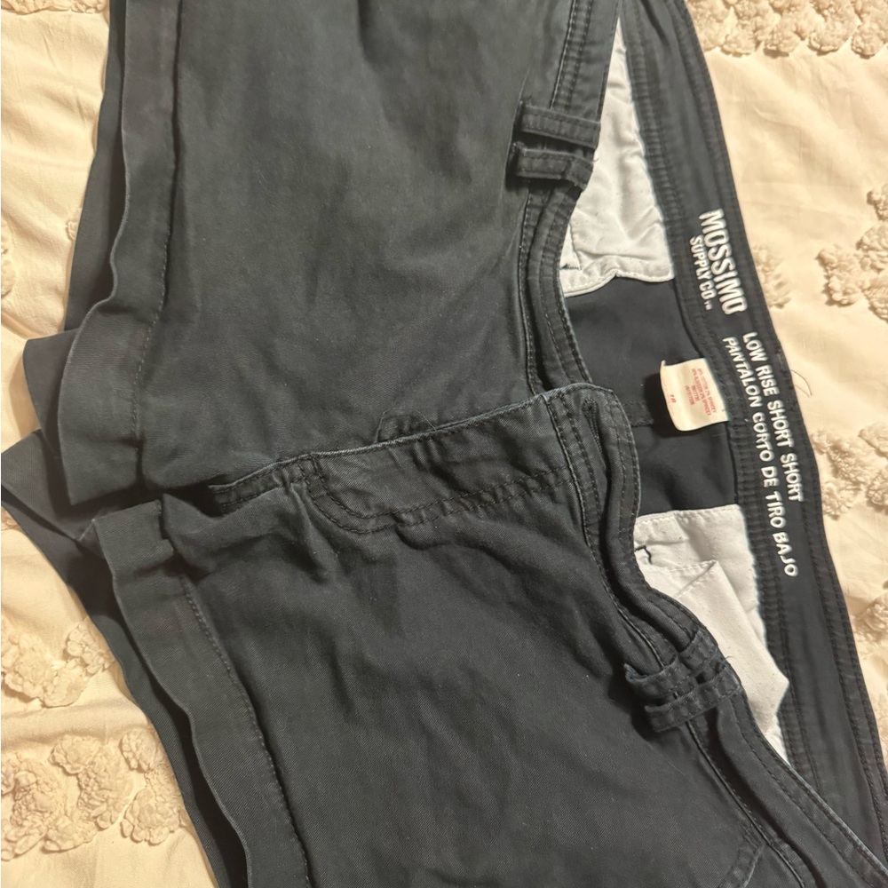 Mossimo Supply Co. Charcoal Low Rise Shorts